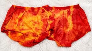 Carole Silky Nylon Full Cut Brief Panty Lot of 2 Rainbow Edge Lace Trim Size 12
